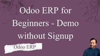 Odoo ERP Tutorial for Beginners (V19) | How to Use Odoo Demo Without Signup | Complete Quick Guide
