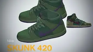 2K24 Shoe Creator:  Nike SB Dunk High 