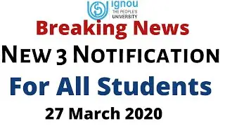 Ignou New Updates 2020 | Ignou Online Services | Ignou Study Material Update