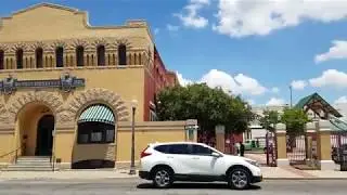 Outside the Dr. Pepper Museum in Waco, Texas