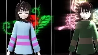 [MMD x Undertale] KARMA. [Frisk and Chara]