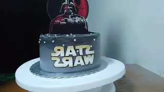 Simple Star wars cake design // Marianne's Cakes and Goodies