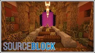 SourceBlock: Episode 19 - NEW NETHER PORTAL & PRANKED!!! [Minecraft 1.14 Survival Multiplayer]