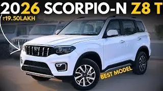 Top Model Saste Me🔥 2026 Mahindra Scorpio N Z8 T | Scorpio N 4X2 Z8T Detailed Review