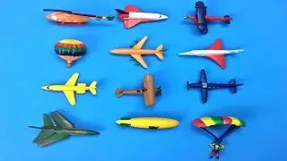 Learning Air Vehicles Names & Sounds For Kids - Learn Airplanes, Jets, Helicopter
