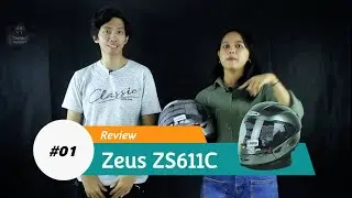 Helm Dual Purpose Murmer Lengkap Fitur! - Zeus ZS611C Review