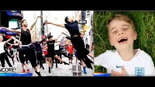 Prince George Gets Support From 300 Ballet Dancers in Time Square (2019)