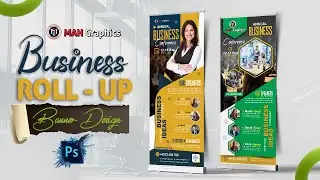 Design a STUNNING Roll up Banner for Your Business Conference in Minutes!