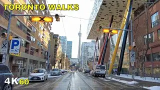 Toronto McCaul & Duncan Street Walk on Valentine's Day 2021