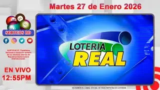 Loter&iacute;a Real en VIVO 🔴 | Martes 27 de Enero 2026- 12:55 PM #Loter&iacute;aRealDeHoy