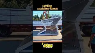 Ultra-Cheap Foldable Container House: Perfect For Backyards & Campsites #containerhouse #tinyhouse