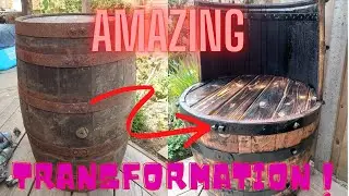 Making a OAK WHISKY barrel chair #diy #upcycle #whisky