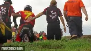 James Stewart Crash - Unadilla 2012