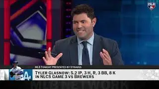 MLB Network Breaks Down the Tyler Glasnow Performance in Game 3 of the NLCS