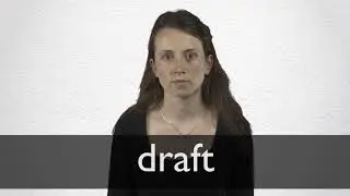 How to pronounce DRAFT in British English
