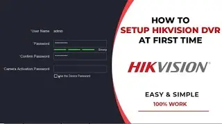Hikvision New DVR Setup कैसे करें नया DVR स्टार्ट, ऑनलाइन और कॉन्फ़िगर | आसान Full Hindi Tutorial 