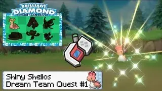 Shiny Shellos (Pokeradar) Chain of 5 😮 1-[Brilliant Diamond Dream Team Quest]