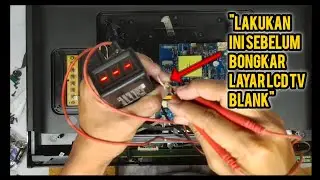 TV Blank Hitam Suara Normal! ini tahapan Pengecekan Sebelum Bongkar