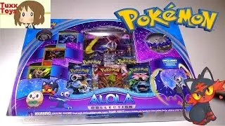 Pokemon TCG Alola  SUN AND MOON Collection Box Opening ** BEST BOX EVER **