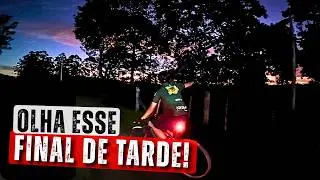 Não é apenas sobre treino, é sobre viver! Entardecer no Rio Grande do Sul.