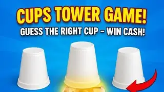 Insane Cup Tower Challenge! 🏆 Who Will Topple First? #CupTowerGame