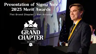 Presentation of Sigma Nu's 2025 Merit Awards