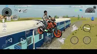 Bike Vs train 👍#trctor #bike #train 