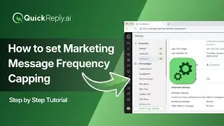 How to set Marketing Message Frequency Capping in QuickReply.ai?