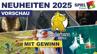 SPIEL 25 Vorschau Brettspiele + Gewinn Strohmann Games  - Spielmesse SPIEL 2025 in Essen