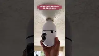 🌟 Product Link in Comments! 🌟 Wifi Lampochkali Kamera Uy va Ofis Uchun