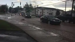 Flash Flooding Regent St Fredericton