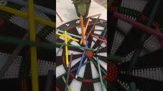 asmr amazing sounds colored ✏️ dart board##asmr # shorts