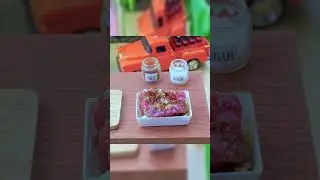 Miniature cooking | Mini BBQ Feast at Miniature Camping Spot! #minicooking #minivlog #miniature