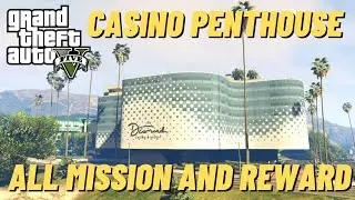 GTA ONLINE - DIAMOND CASINO PENTHOUSE ALL MISSION AND REWARD / HINDI GAMEPLAY