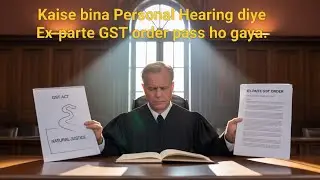 Bina Personal Hearing GST Order Cancel &ndash; Ex Parte Order Par HC Ka Faisla | Nyay Marg