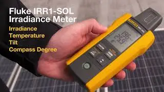 4 измерения в 1 приборе | Измеритель солнечной радиации Fluke IRR1