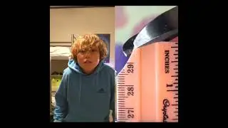 ruler destruction ASMR reaction #shorts