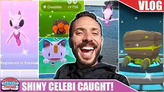 MEOWTH BALLOON STRATEGY! *SHINY CELEBI* CAUGHT! FIRST MYTHICAL SHINY EXCLUSIVE | Pok&eacute;mon GO Vlog