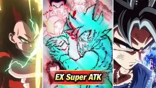 BEST ANIMATIONS EVER? SSJ4 VEGETA & UI GOKU EX SUPER ATTACK ANIMATIONS!! (DBZ: Dokkan Battle)
