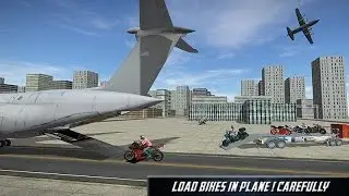 Airplane Bike Transporter Plan Android Gameplay