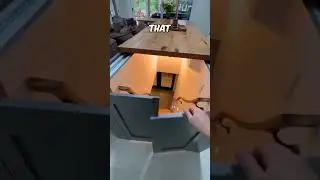 Скрытая лестница на кухне 😮