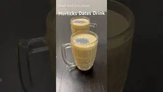 Horlicks Dates Drink #shorts #horlicks #dates #milkshakerecipe #milkshake #tamil