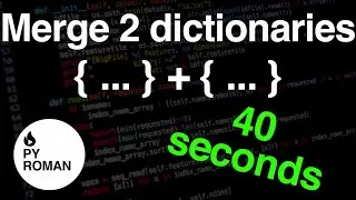 2 methods to merge dictionaries