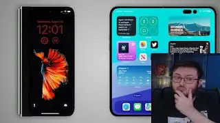 THIS IPHONE FOLDABLE CONCEPT MIGHT END UP BEING WHAT IT LOOKS LIKE.......................