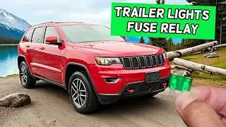 Jeep Grand Cherokee Trailer Lights Trailer Turn Signal Brake STOP Lights Fuse Relay Location Replace