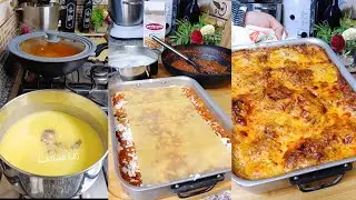 لازانيا بالكفتة والبيشاميل بنينة بزاف 🤍 أسهل وصفة ناجحة من أول مرة