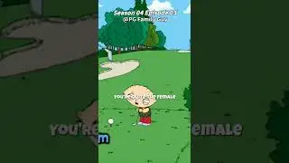 Stewie Goes To Play Golf With Annika Sorenstam: Family Guy