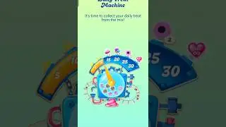 How to Win All Boosters For Free in ||| Candy Crush Saga Daily Treat Machine #shorts #games #candy