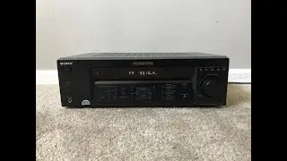 How to Factory Reset Sony STR-DE185 Home Stereo Audio AM FM Receiver