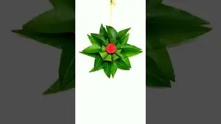 Mango Leaf Decoration idea #shorts  #shortvideos  #festivaldecoration  #viralshorts